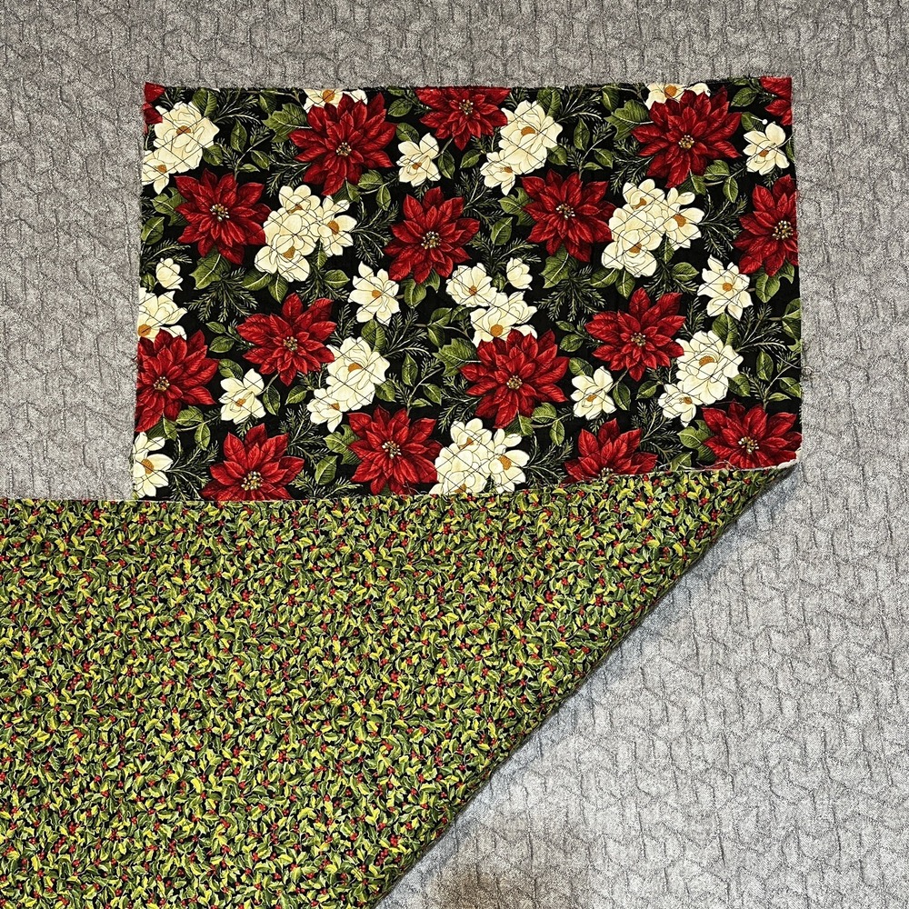 Moda winter elegance fabric sentimental studios 32679 quilted dual sided